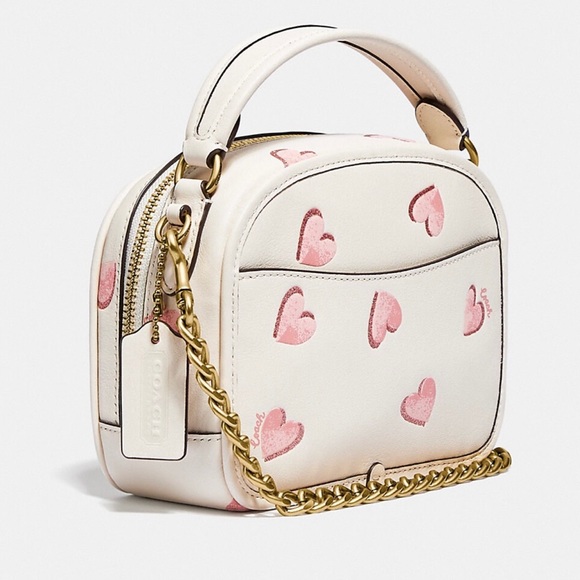 ISO **DO NOT BUY** Coach Lunchbox Top handle with heart print - Picture 2 of 3